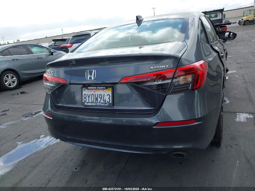 2022 Honda Civic Sport VIN: 2HGFE2F54NH534844 Lot: 43372151