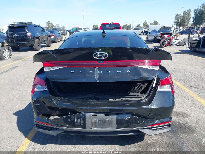 2022 Hyundai Elantra Sel VIN: 5NPLS4AG0NH059697 Lot: 43372168