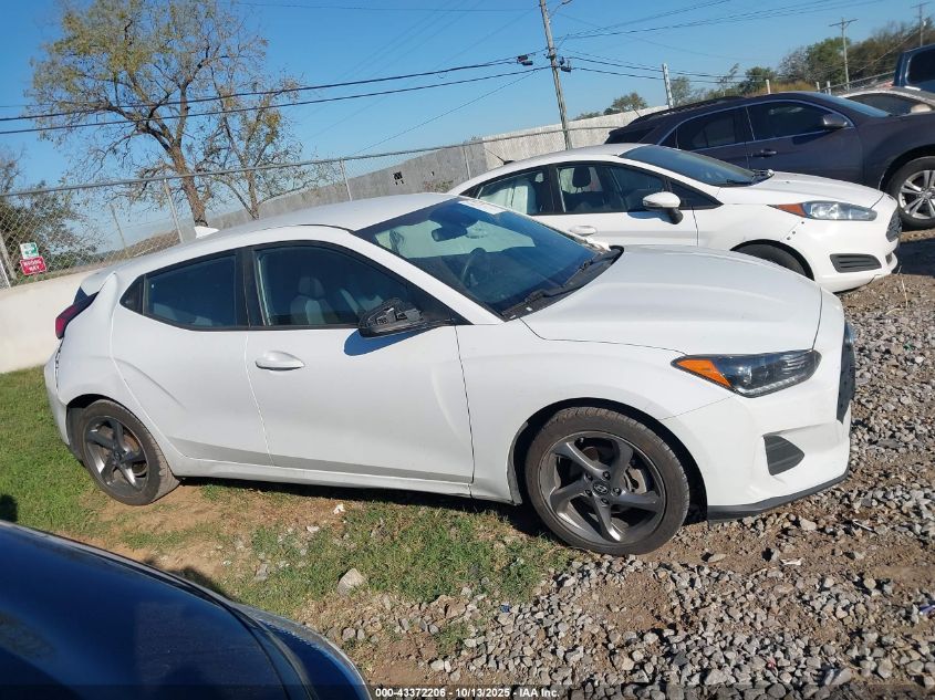 2019 Hyundai Veloster 2.0 VIN: KMHTG6AF5KU017866 Lot: 43372206