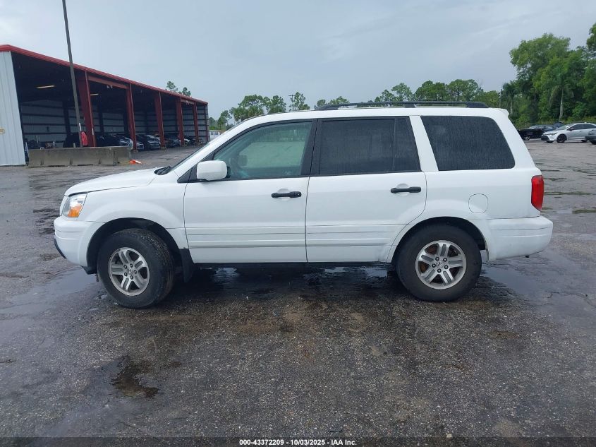 2004 Honda Pilot Ex-L VIN: 2HKYF18654H534975 Lot: 43372209