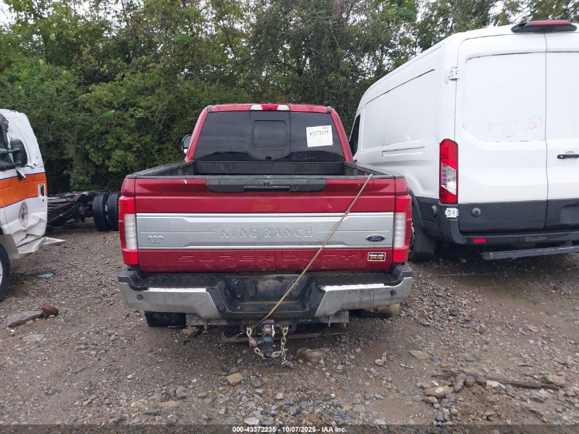 2017 Ford F-350 King Ranch VIN: 1FT8W3BT4HED34508 Lot: 43372235