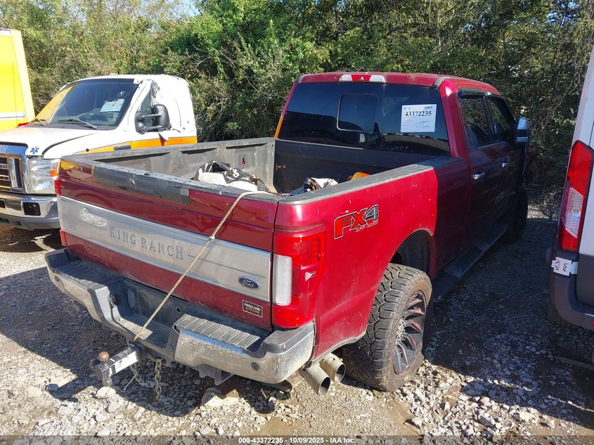 2017 Ford F350 VIN: 1FT8W3BT4HED34508 Lot: 43372235