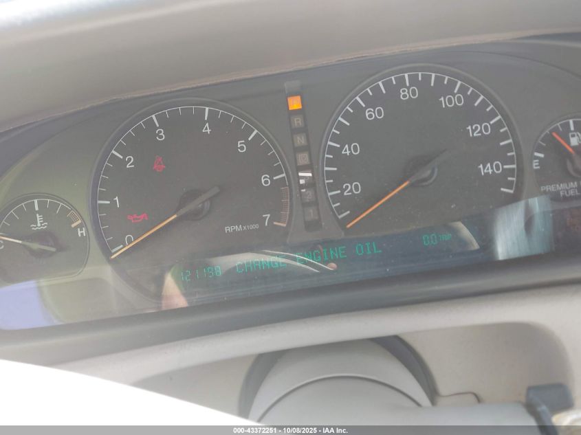 1998 Cadillac Eldorado Touring VIN: 1G6ET1297WU607242 Lot: 43372251