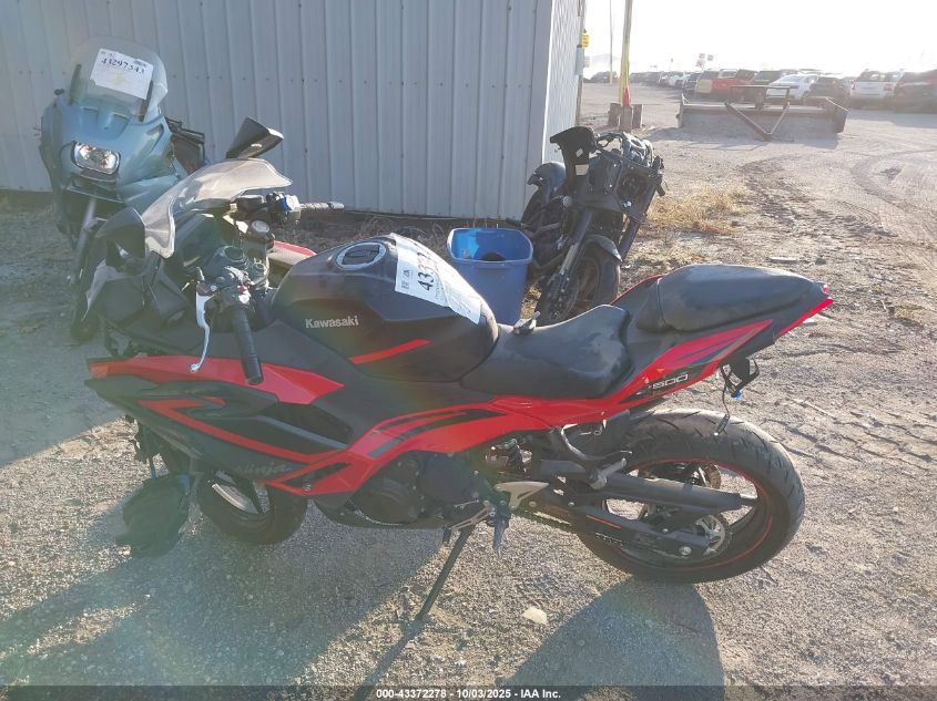 2025 Kawasaki Ex500 A/B VIN: ML5EXGJ1XSDA55419 Lot: 43372278