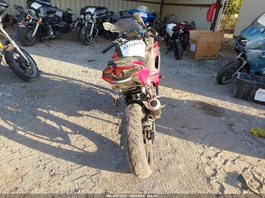 2025 Kawasaki Ex500 A/B VIN: ML5EXGJ1XSDA55419 Lot: 43372278