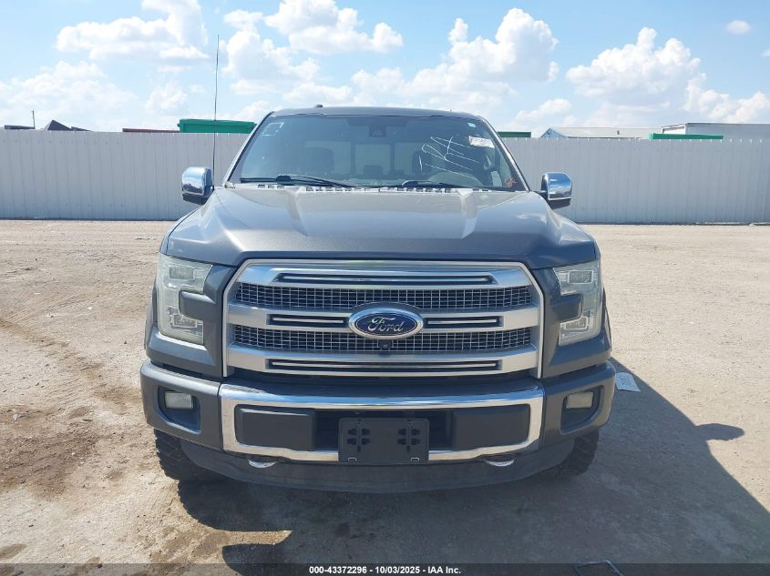 2015 Ford F-150 Platinum VIN: 1FTEW1EG2FFA54650 Lot: 43372296