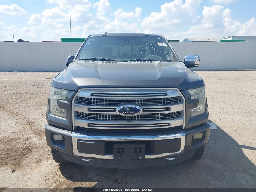 2015 Ford F-150 Platinum VIN: 1FTEW1EG2FFA54650 Lot: 43372296