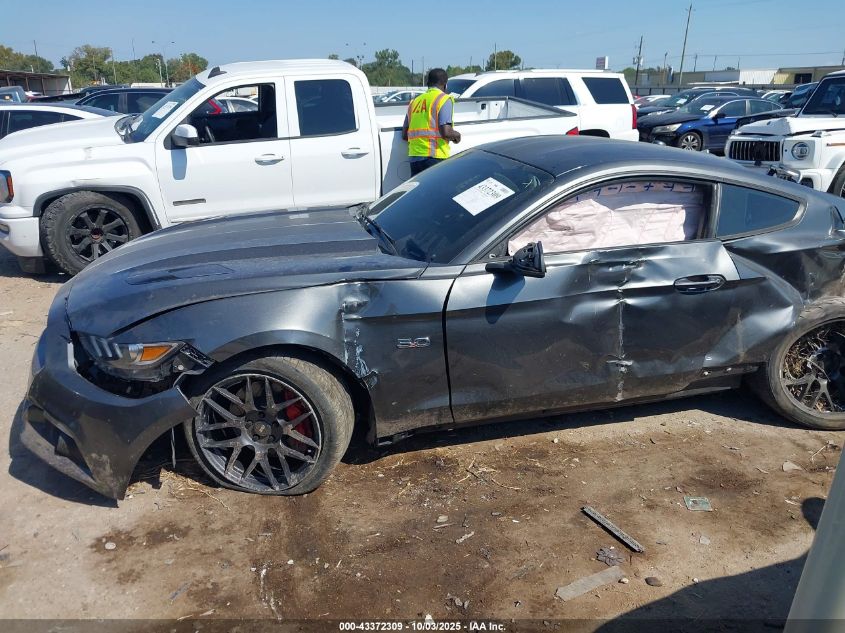 2015 Ford Mustang Gt Premium VIN: 1FA6P8CF3F5309693 Lot: 43372309