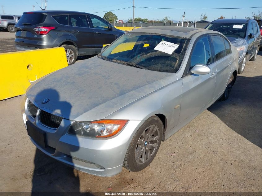 2006 BMW 325I VIN: WBAVB13586PT17695 Lot: 43372320