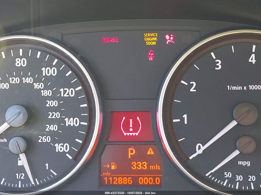 2006 BMW 325I VIN: WBAVB13586PT17695 Lot: 43372320