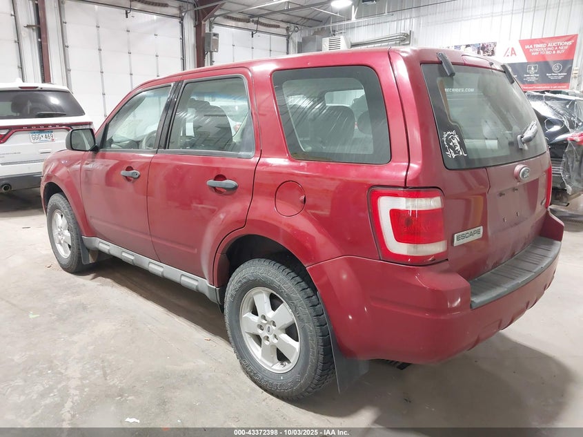 2009 Ford Escape Xls red other gasoline 1FMCU92799KB54624 photo #4
