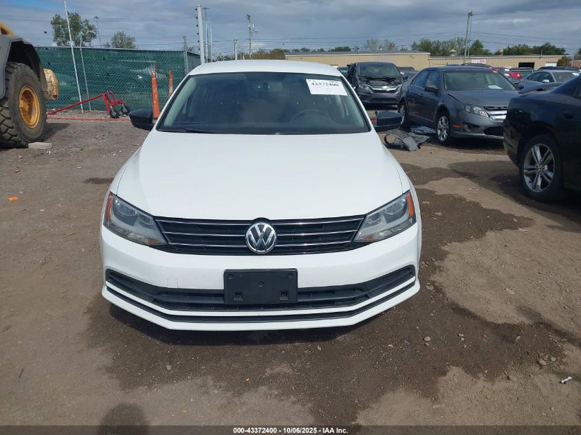 2016 Volkswagen Jetta 1.4T S VIN: 3VW267AJ8GM211183 Lot: 43372400