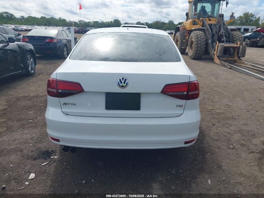 2016 Volkswagen Jetta 1.4T S VIN: 3VW267AJ8GM211183 Lot: 43372400
