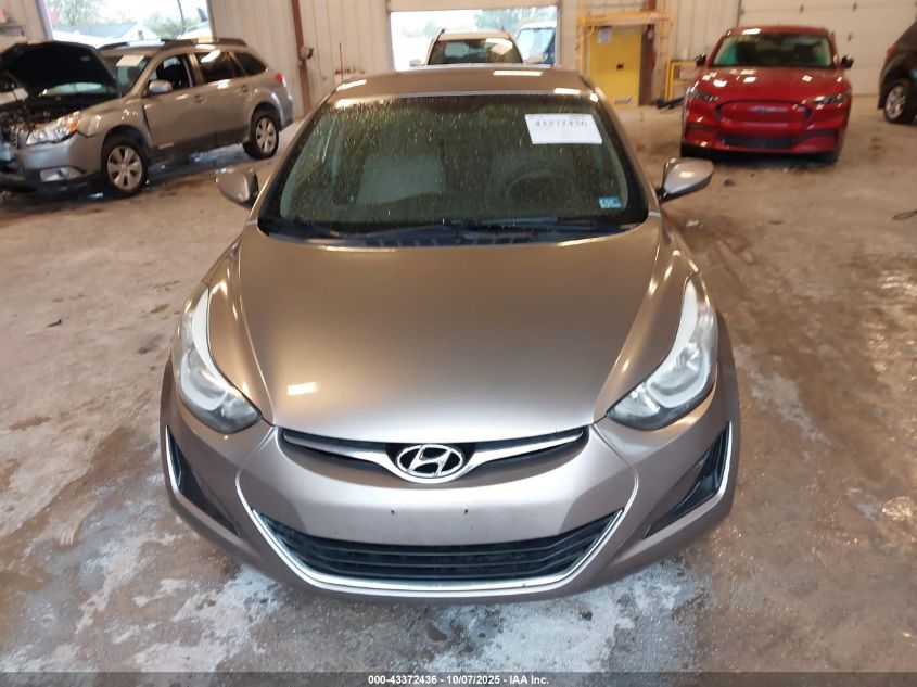 2014 Hyundai Elantra Se VIN: 5NPDH4AE7EH520279 Lot: 43372436