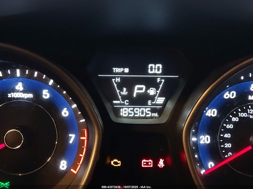 2014 Hyundai Elantra Se VIN: 5NPDH4AE7EH520279 Lot: 43372436