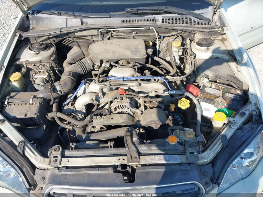 2007 Subaru Outback 2.5I Basic VIN: 4S4BP61C276314459 Lot: 43372459