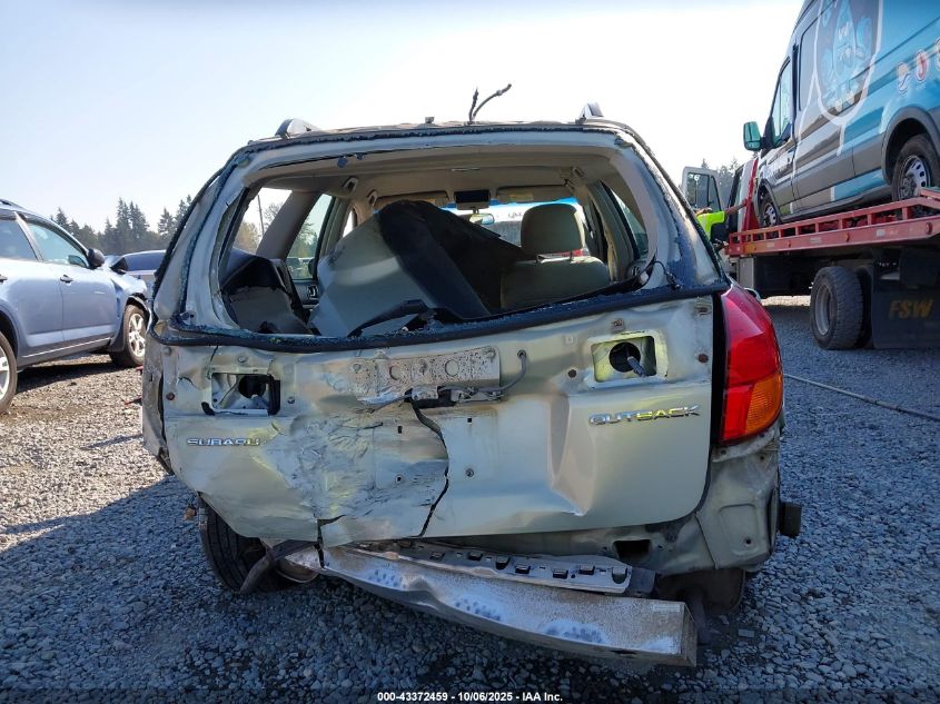 2007 Subaru Outback 2.5I Basic VIN: 4S4BP61C276314459 Lot: 43372459