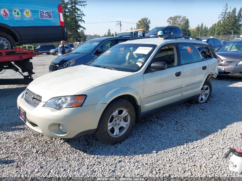 2007 Subaru Outback 2.5I Basic VIN: 4S4BP61C276314459 Lot: 43372459