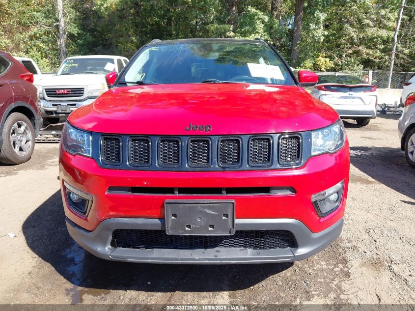 2018 Jeep Compass Altitude 4X4 VIN: 3C4NJDBB3JT395840 Lot: 43372500