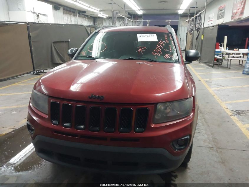 2014 Jeep Compass Altitude VIN: 1C4NJCBA9ED830535 Lot: 43372533