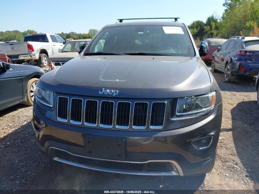 2015 Jeep Grand Cherokee Limited VIN: 1C4RJEBG0FC872455 Lot: 43372549