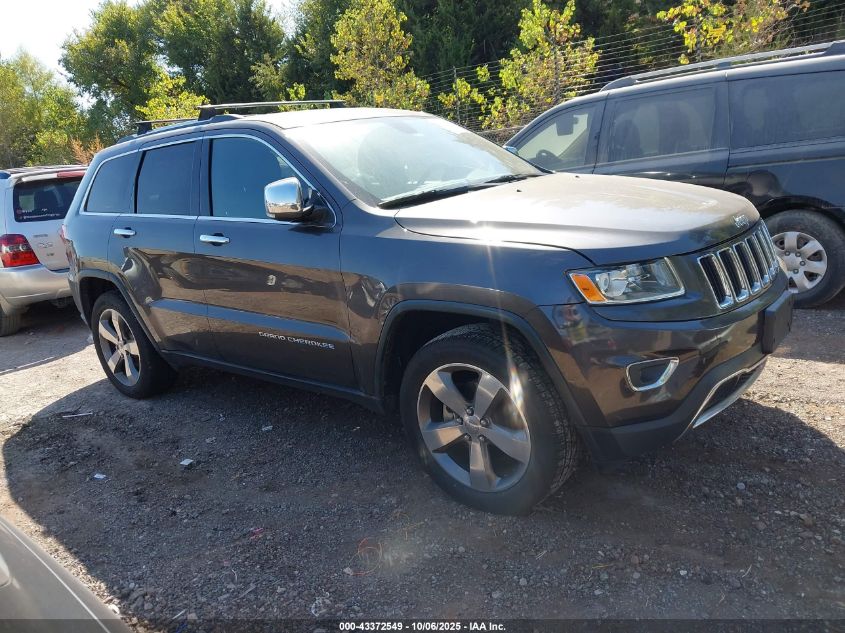 2015 Jeep Grand Cherokee Limited VIN: 1C4RJEBG0FC872455 Lot: 43372549