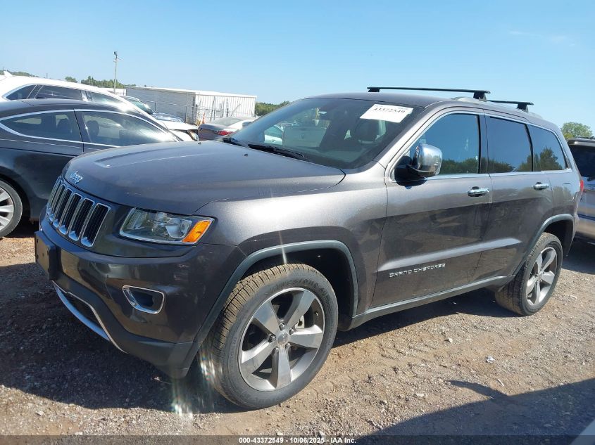 2015 Jeep Grand Cherokee Limited VIN: 1C4RJEBG0FC872455 Lot: 43372549