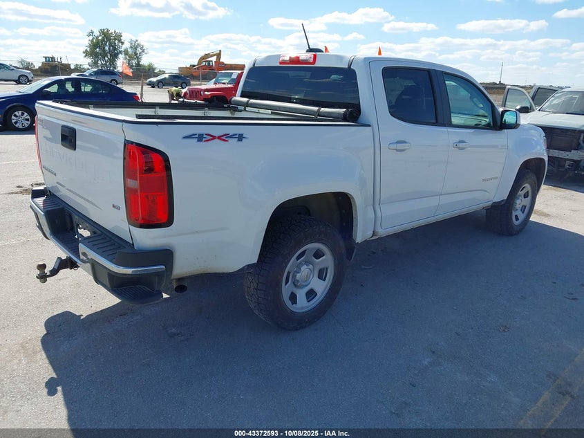2022 CHEVROLET COLORADO 4WD  SHORT BOX WT 1GCGTBEN8N1121608
