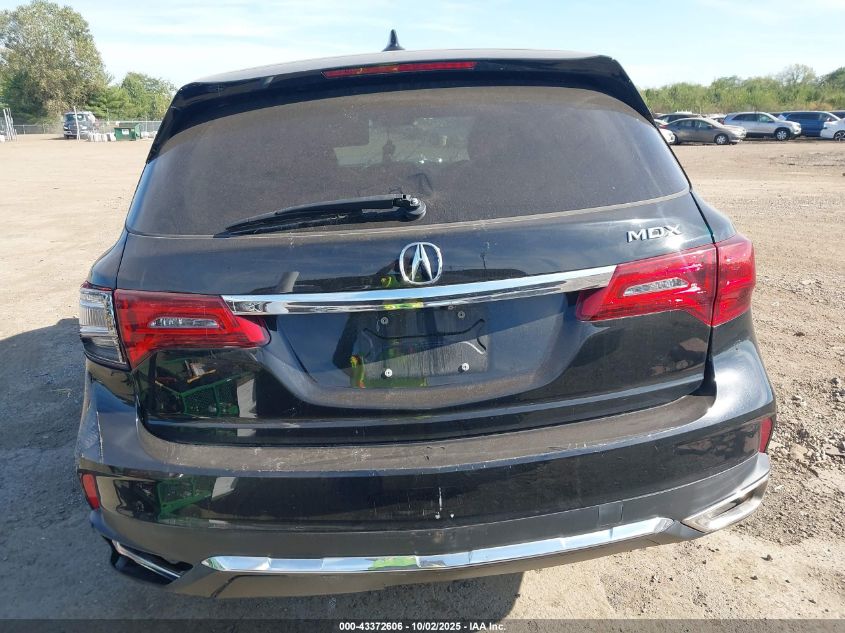 2019 Acura Mdx Standard VIN: 5J8YD3H31KL003144 Lot: 43372606