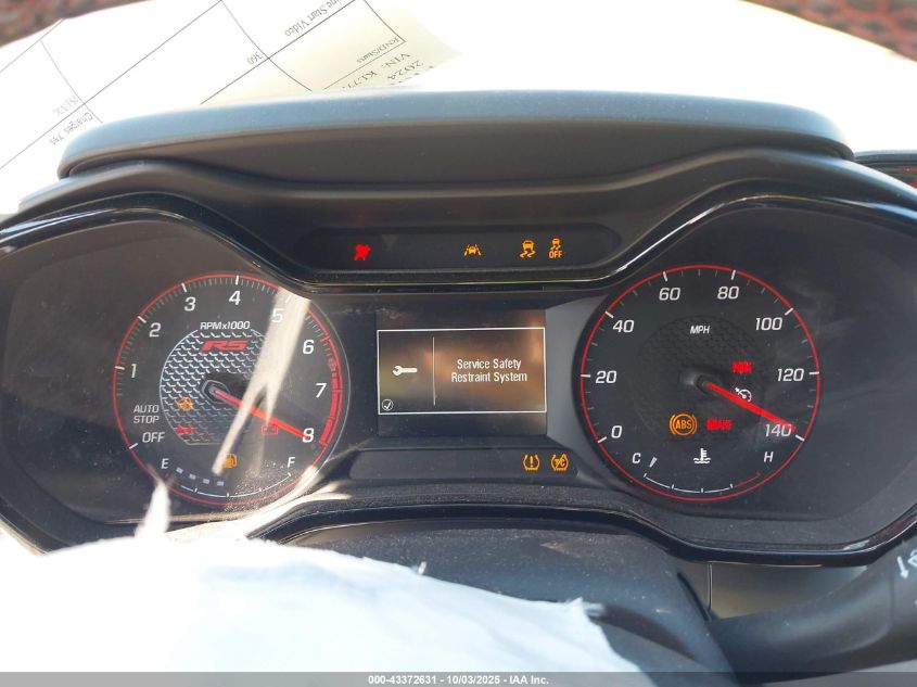 2024 Chevrolet Trax Fwd 1Rs VIN: KL77LGE26RC121939 Lot: 43372631