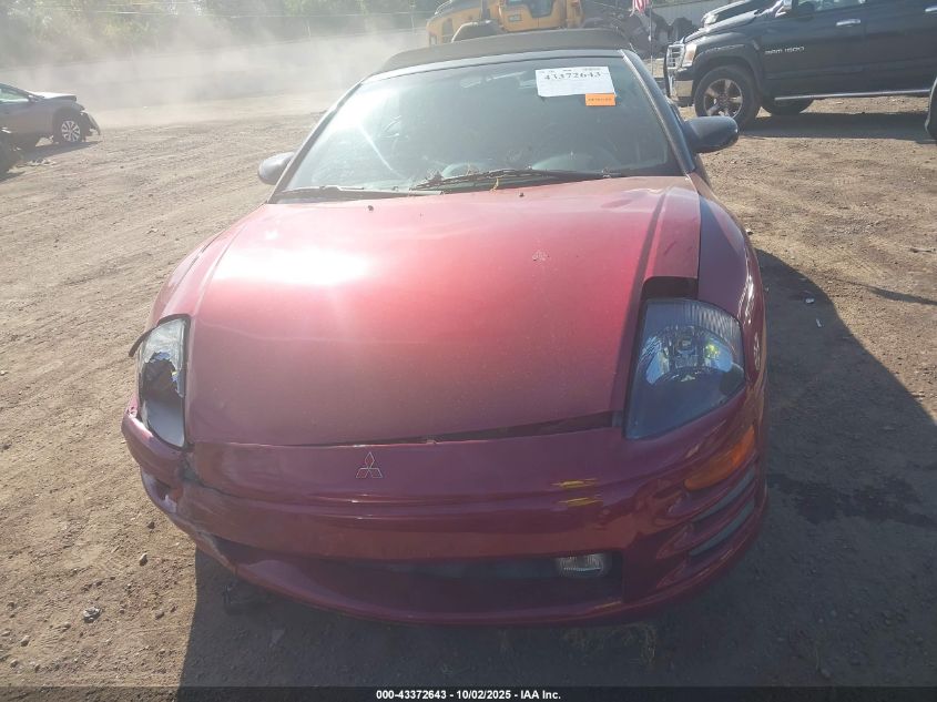 2001 Mitsubishi Eclipse Spyder Gt VIN: 4A3AE85H31E230085 Lot: 43372643