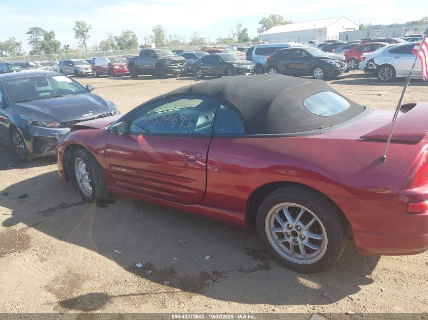 2001 Mitsubishi Eclipse Spyder Gt VIN: 4A3AE85H31E230085 Lot: 43372643