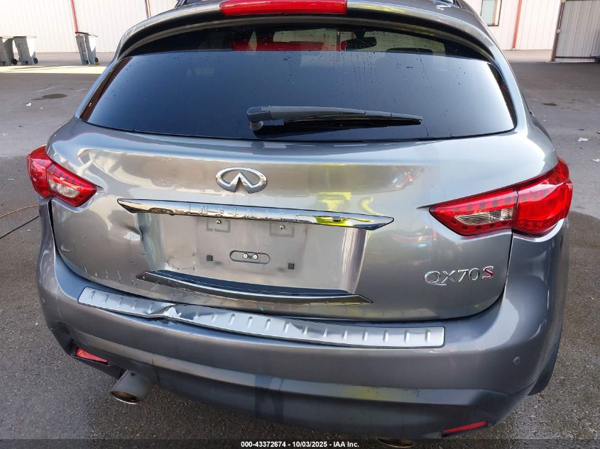 2017 Infiniti Qx70 VIN: JN8CS1MUXHM140835 Lot: 43372674
