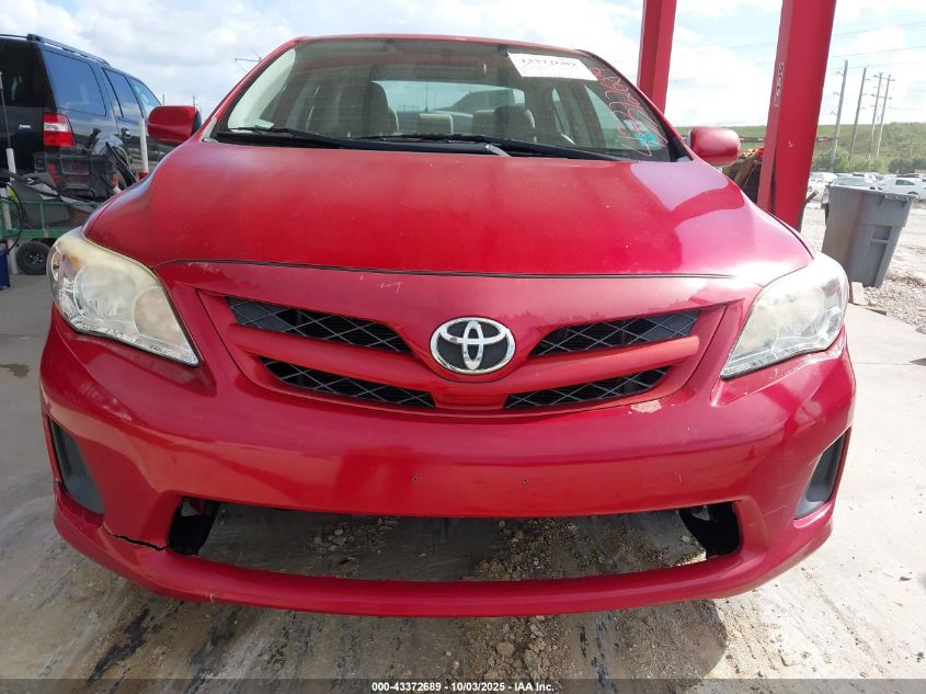 2011 Toyota Corolla Le VIN: JTDBU4EE5B9138141 Lot: 43372689