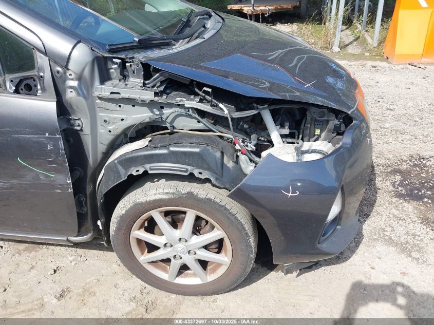 2012 Toyota Prius C Four VIN: JTDKDTB33C1014334 Lot: 43372697