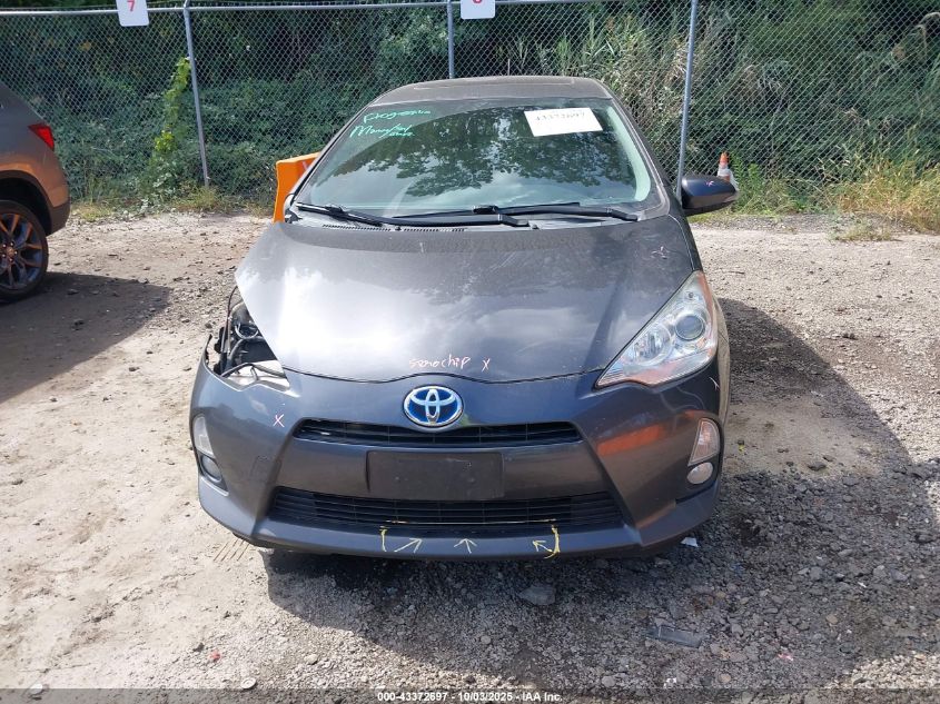 2012 Toyota Prius C Four VIN: JTDKDTB33C1014334 Lot: 43372697