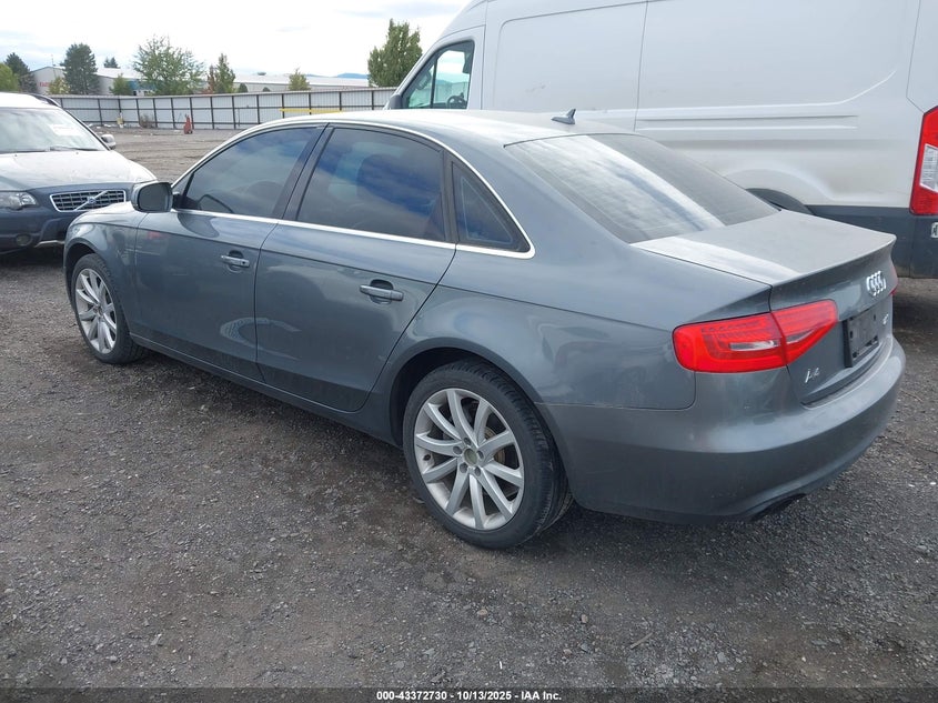 2013 AUDI A4 2.0T PREMIUM WAUEFAFL0DN043691