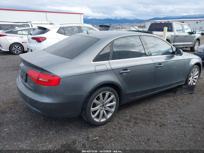 2013 AUDI A4 2.0T PREMIUM WAUEFAFL0DN043691