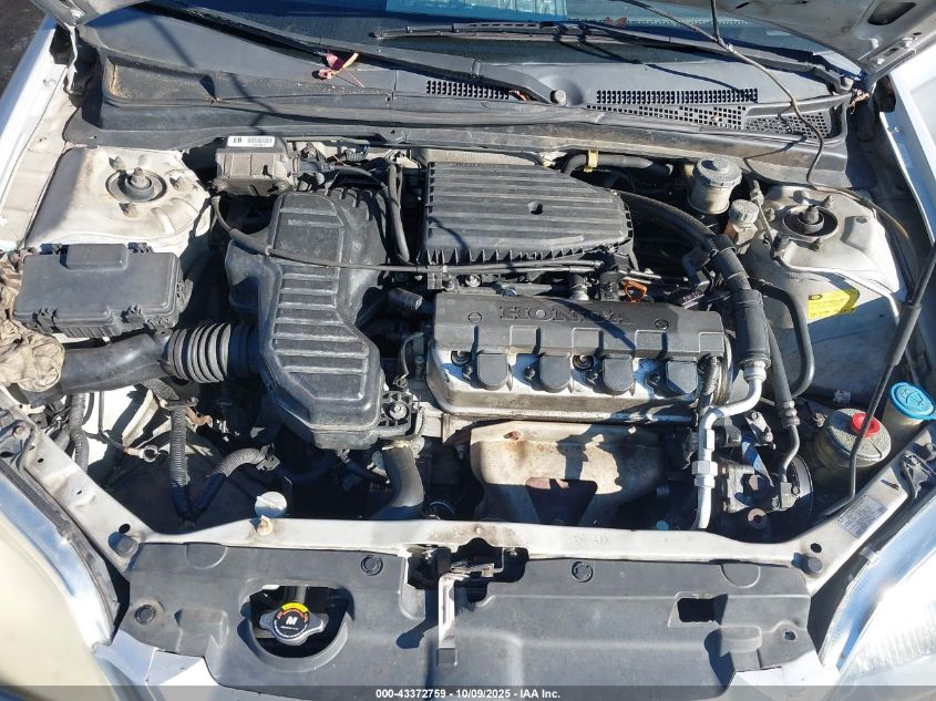 2002 Honda Civic Lx VIN: 1HGEM21552L107497 Lot: 43372759