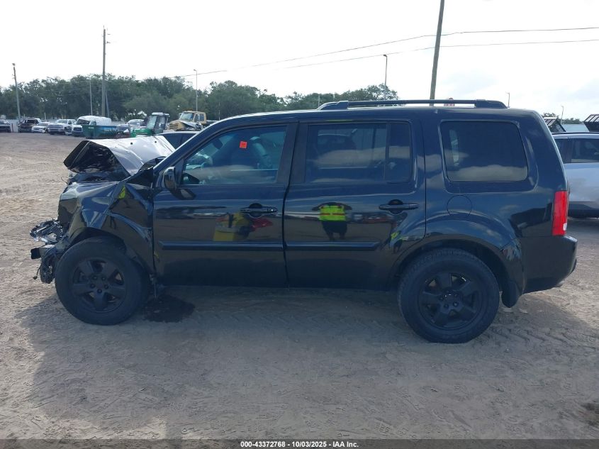 2011 Honda Pilot Ex-L VIN: 5FNYF4H53BB048265 Lot: 43372768