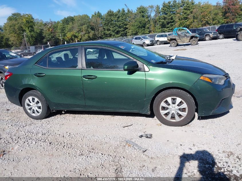 2014 Toyota Corolla Le Eco VIN: 2T1BPRHE6EC091314 Lot: 43372770