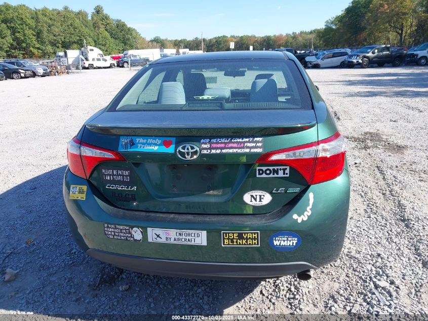 2014 Toyota Corolla Le Eco VIN: 2T1BPRHE6EC091314 Lot: 43372770