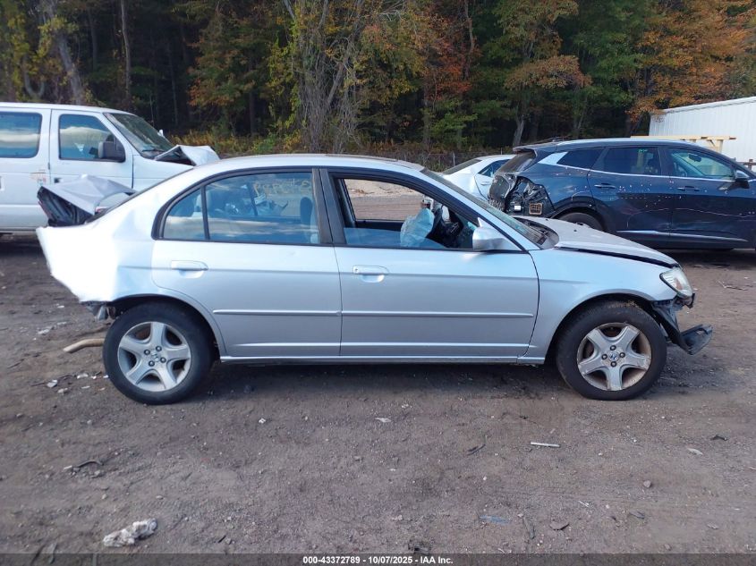 2005 Honda Civic Ex VIN: 2HGES26715H539165 Lot: 43372789