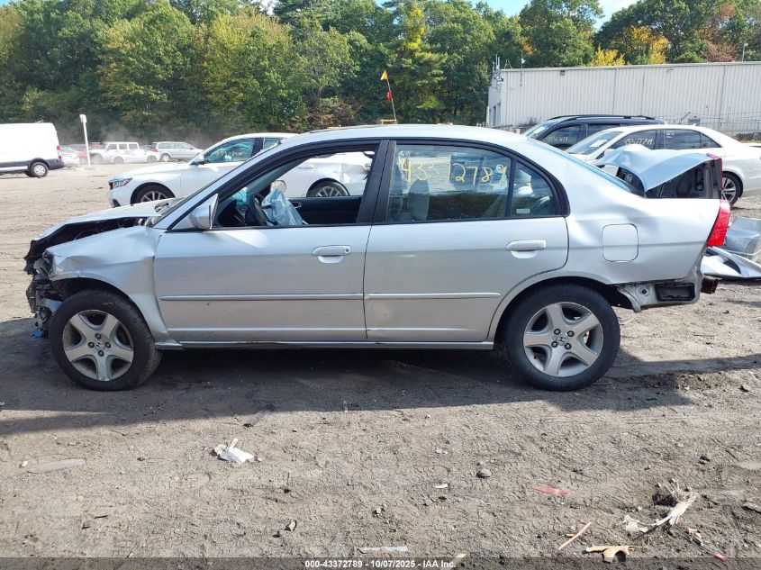 2005 Honda Civic Ex VIN: 2HGES26715H539165 Lot: 43372789