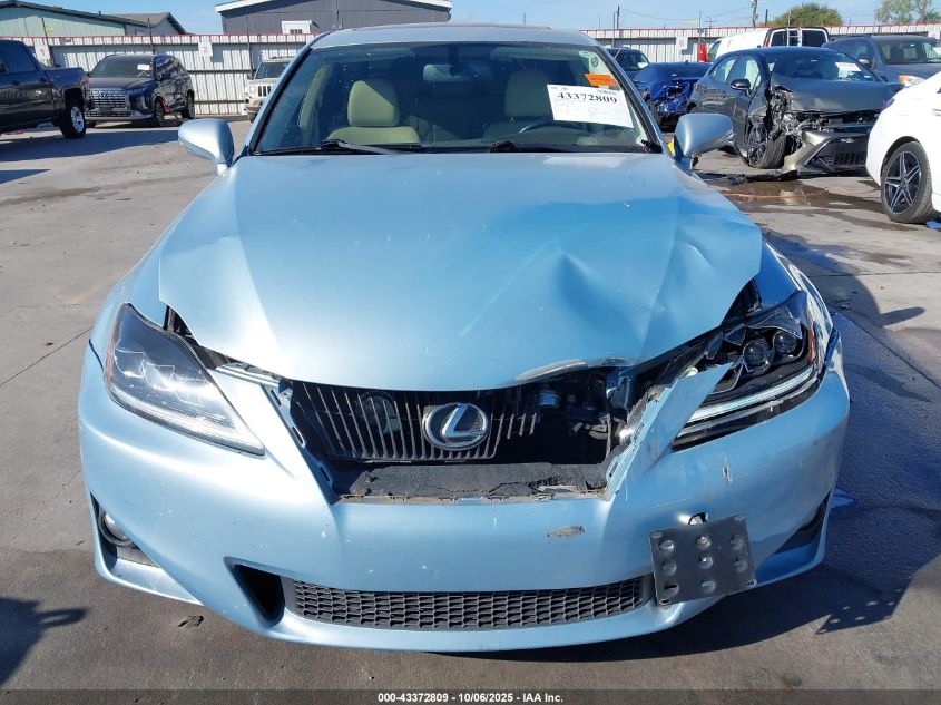2012 Lexus Is 250 VIN: JTHBF5C24C5160017 Lot: 43372809
