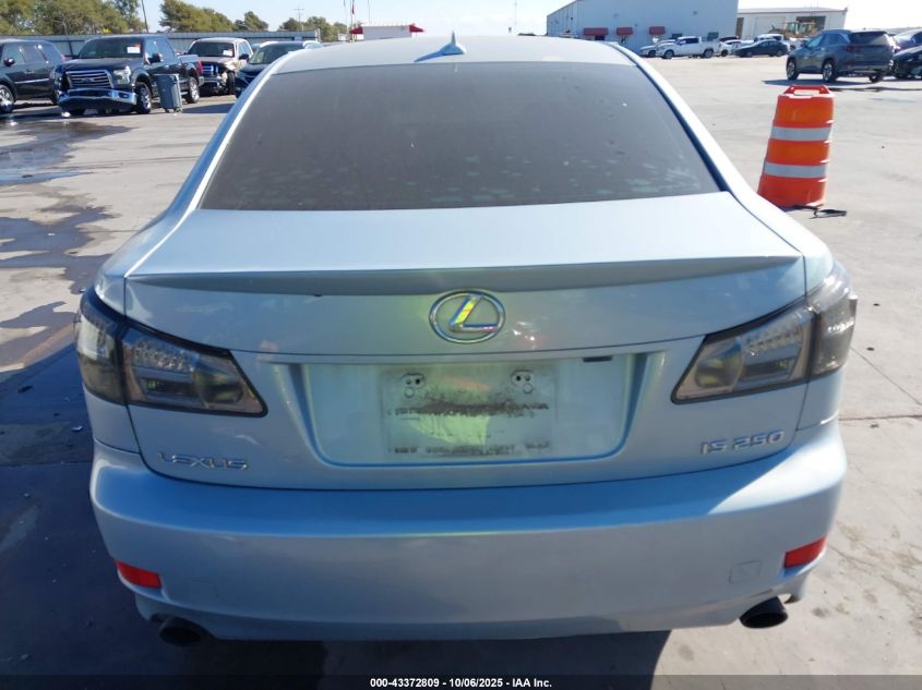 2012 Lexus Is 250 VIN: JTHBF5C24C5160017 Lot: 43372809