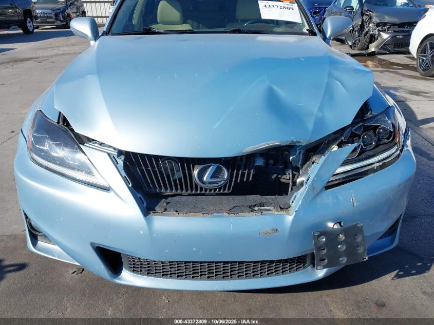 2012 Lexus Is 250 VIN: JTHBF5C24C5160017 Lot: 43372809