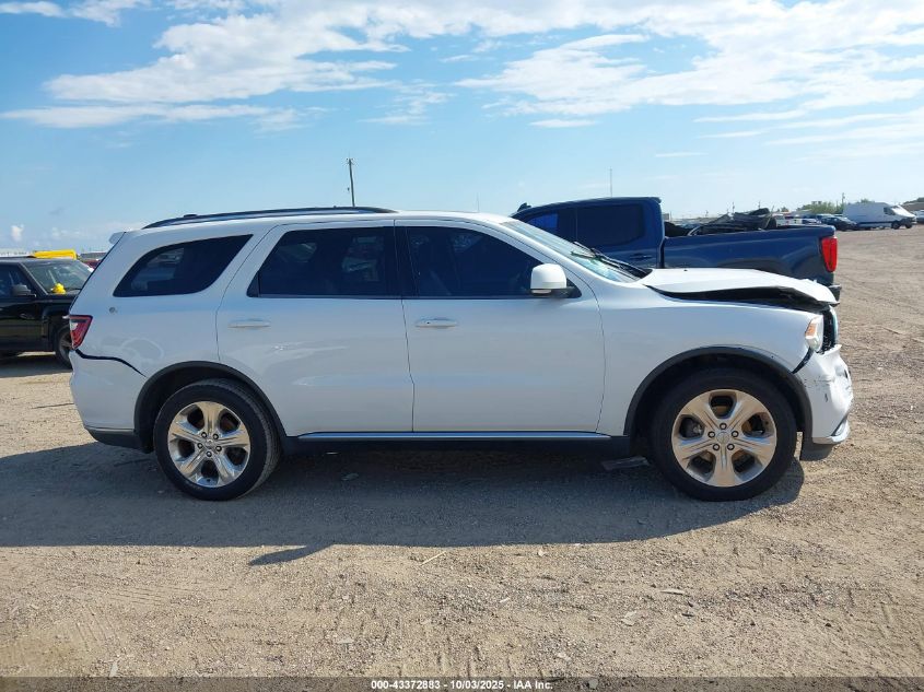 2015 Dodge Durango Limited VIN: 1C4RDJDG9FC161494 Lot: 43372883