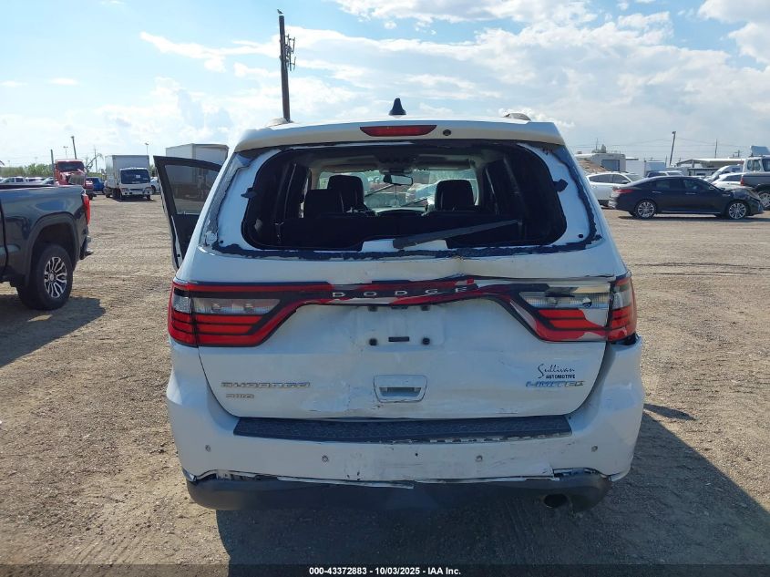 2015 Dodge Durango Limited VIN: 1C4RDJDG9FC161494 Lot: 43372883