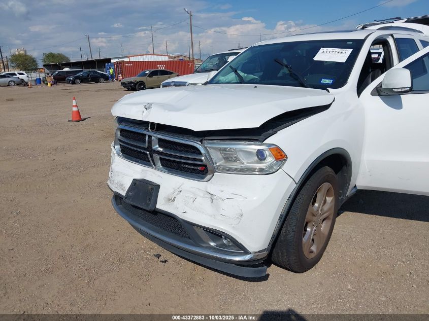 2015 Dodge Durango Limited VIN: 1C4RDJDG9FC161494 Lot: 43372883